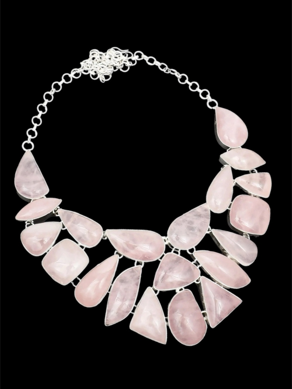 A Masterpiece Genuine AA Rose Quartz Necklace
SEE VIDEO